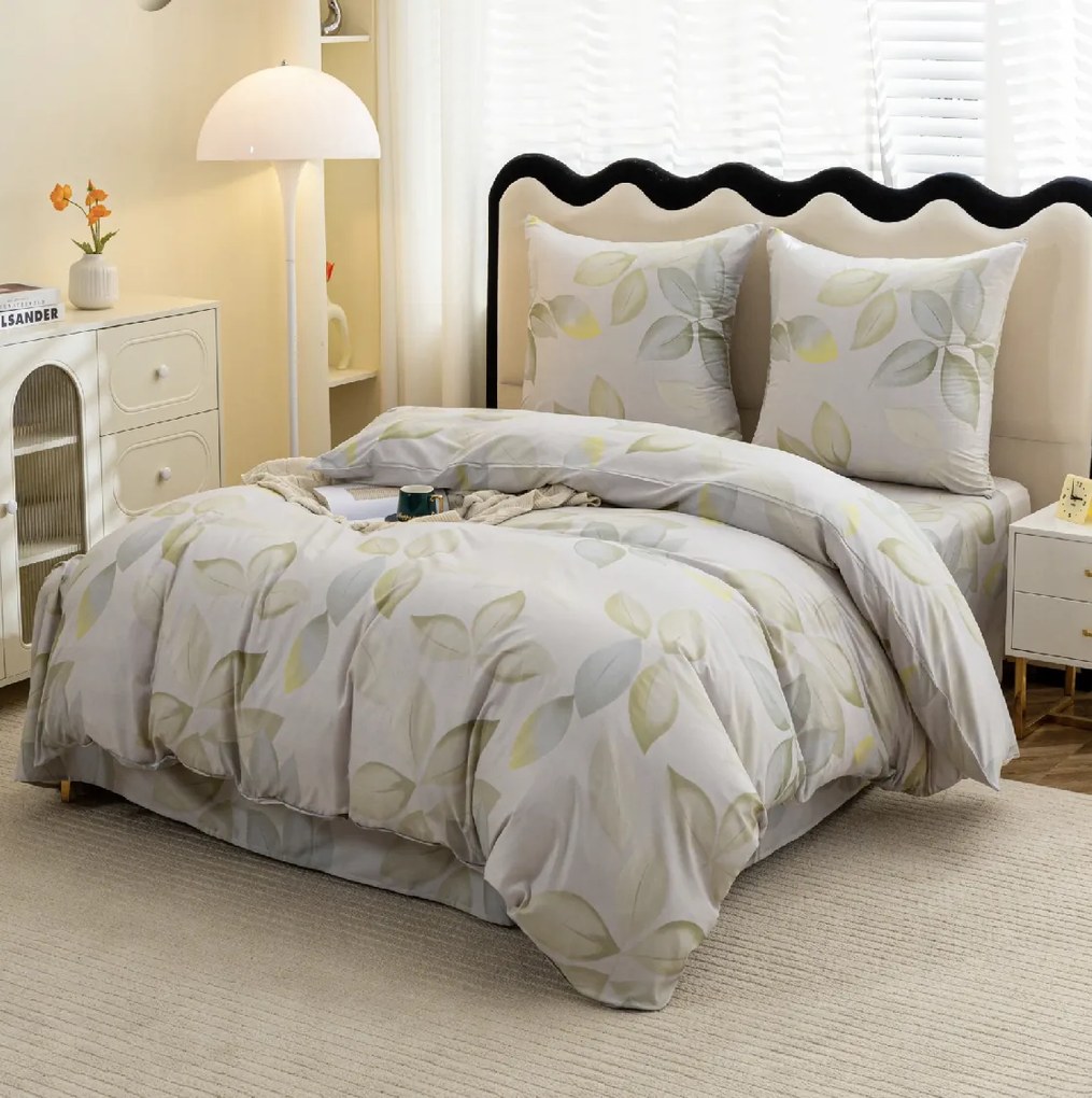 PrzytulneMieszkanie.pl PrzytulneMieszkanie.pl Pościel z mikrofibry LIMETTA beżowa Rozmiar pościeli: 2 szt 70 x 80 cm | 160 x 200 cm