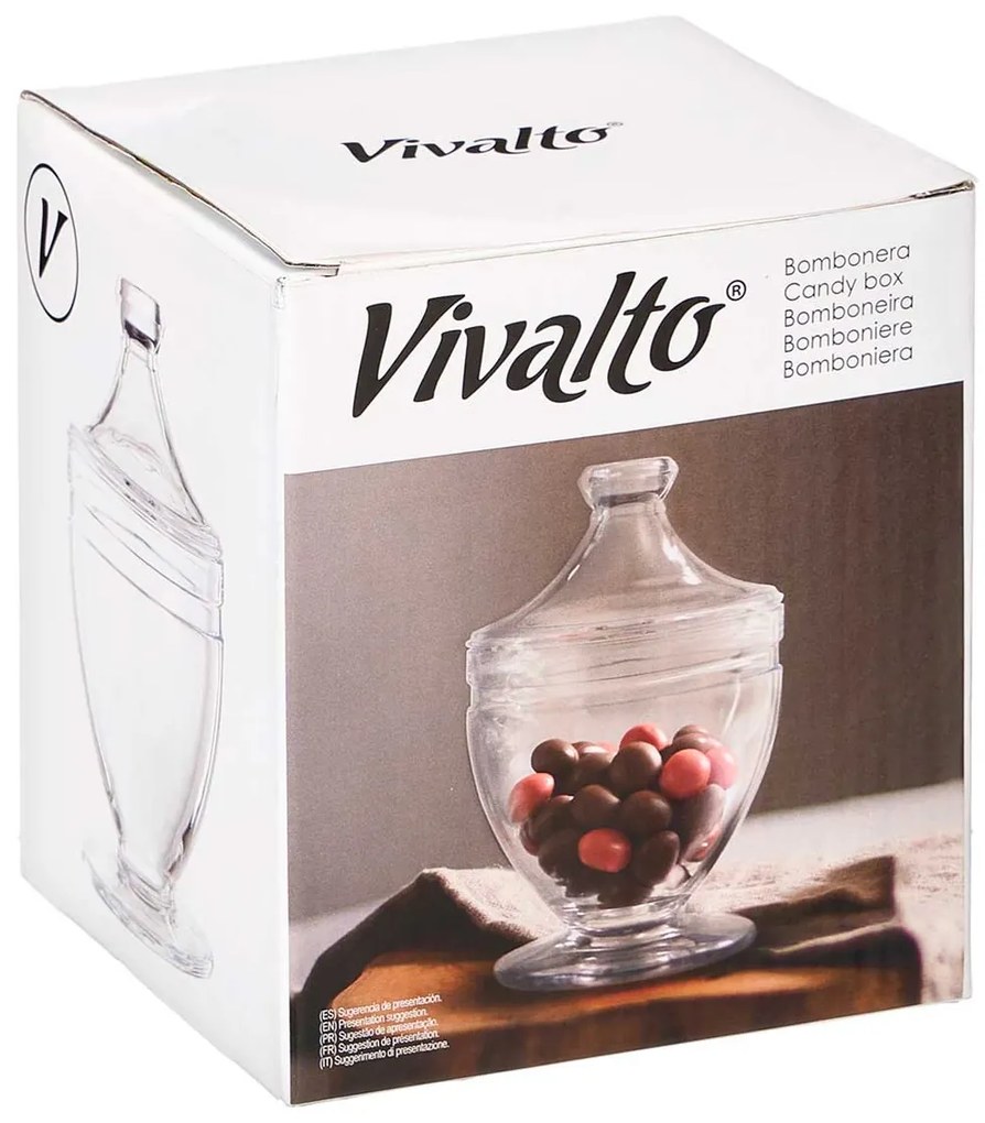 Bomboniera szklana na słodycze VIVO, 750 ml