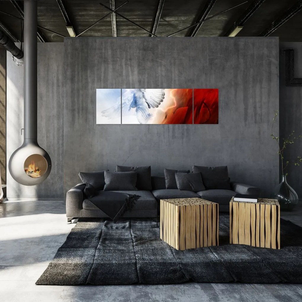 Obraz - Dobro i zło (170x50 cm)