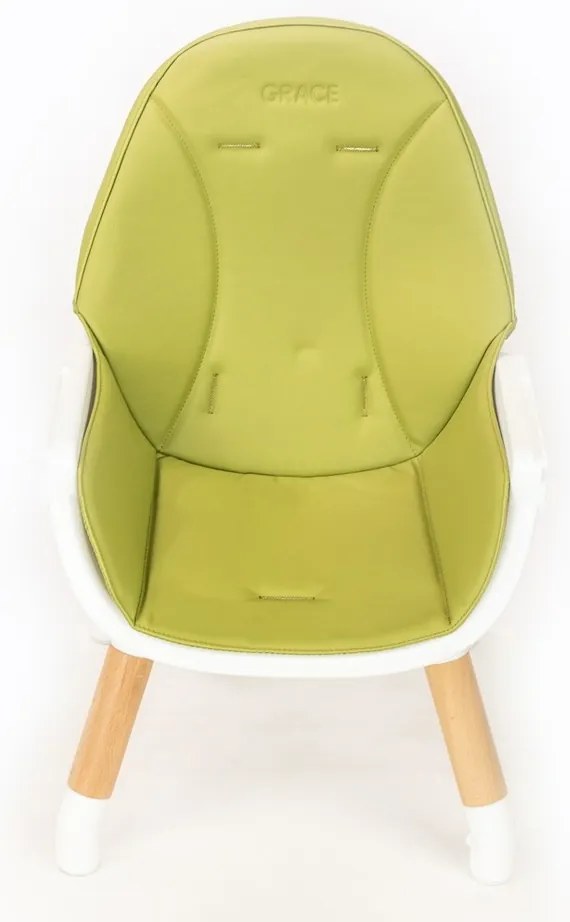 Nowe krzesło dziecięce Grace 3w1 zielone, 61 x 101 x 61 cm