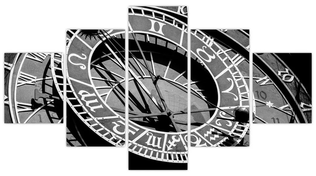 Obraz - Zegar astronomiczny, Praga, Czechy (125x70 cm)