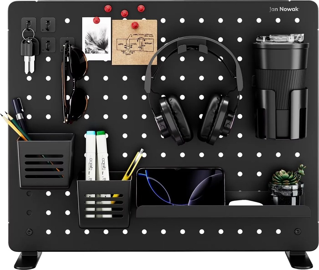 Organizer na biurko - tablica perforowana 52x42 cm
