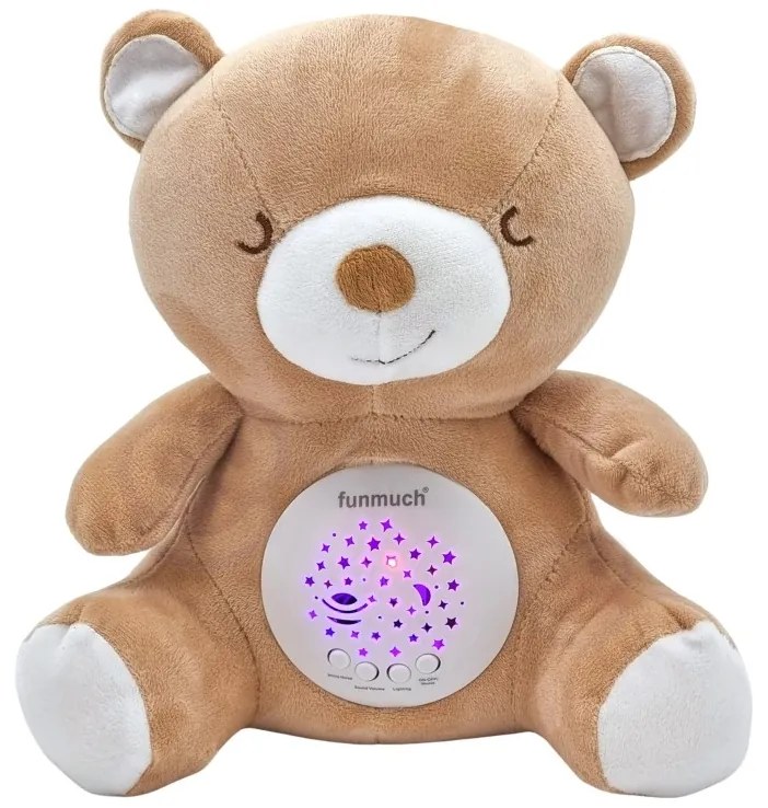 Woopie baby przytulanka usypiacz projektor 2w1 miś - 10 kołysanek