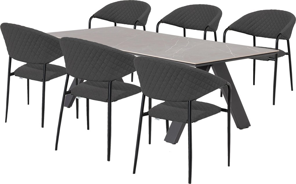 Doppler NOVA MELIA LIKA-TEX® antracyt, 6+1