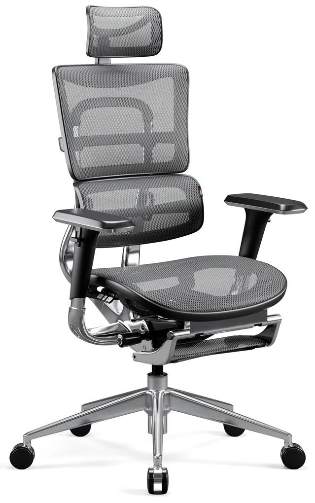 Fotel ergonomiczny Diablo V-Master, czarno-szary