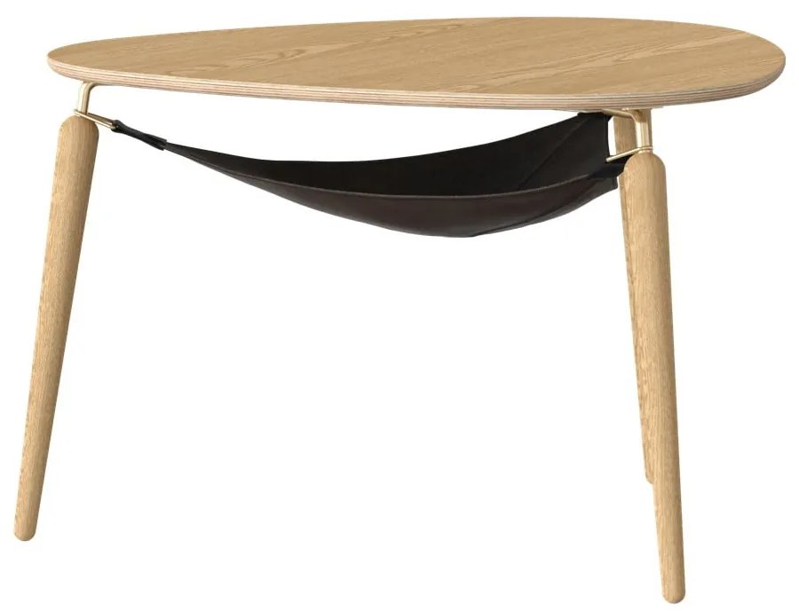 Stolik w naturalnym kolorze ø 80 cm Hang Out – UMAGE