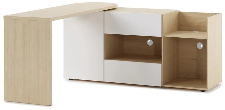 Biurko z blatem w dekorze dębu 48x159 cm Tango – TemaHome