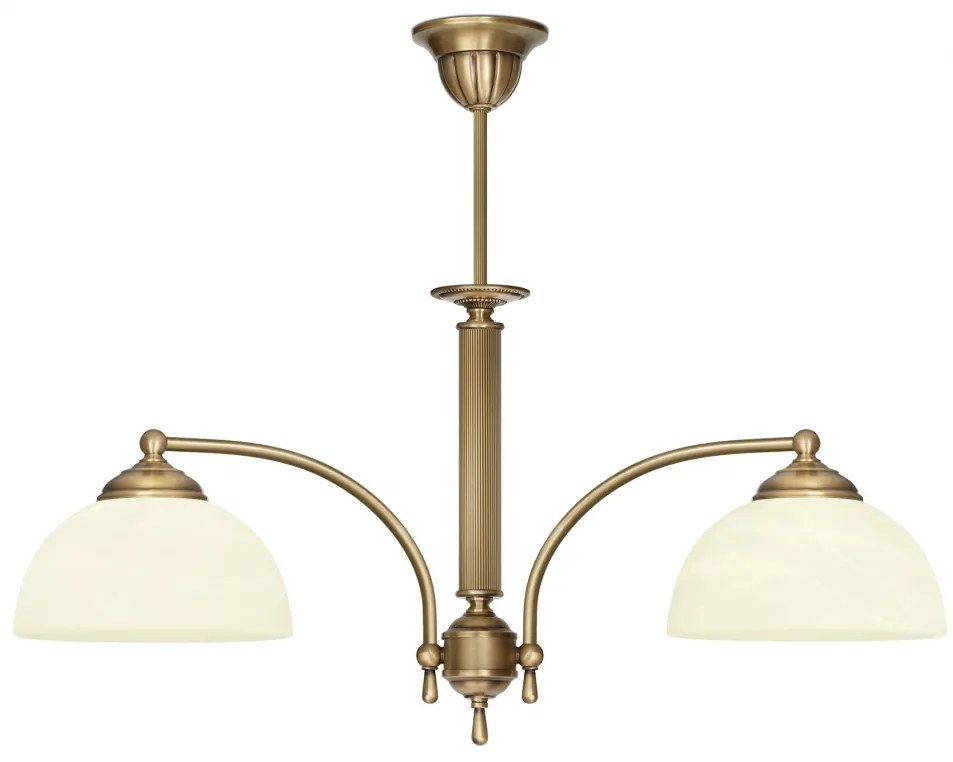 Mosiężna lampa 2-punktowa V-S2N