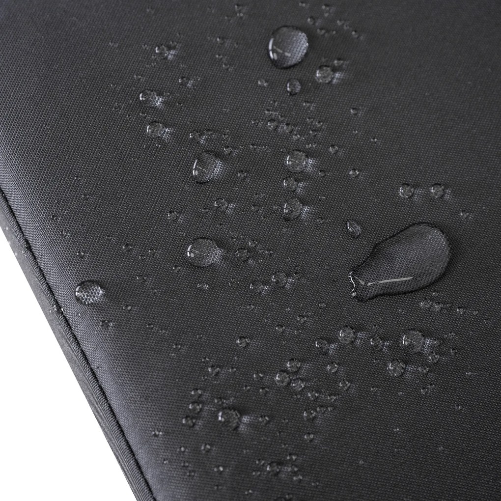 Sofa Ogrodowa Dwuosobowa ze Stolikiem KENT Technorattan Czarna