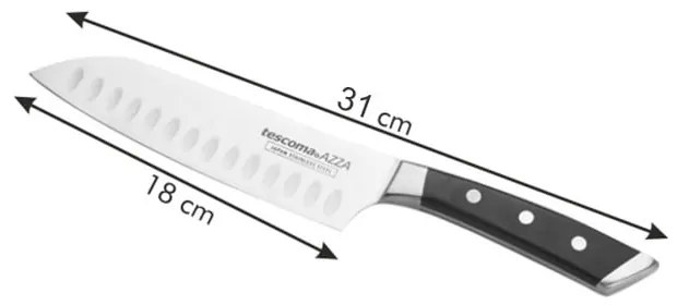 Japoński nóż Azza Santoku – Tescoma