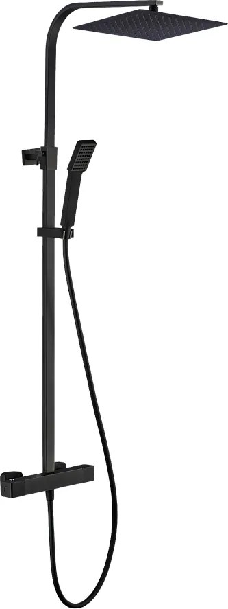 Quartos 300 kolumna prysznicowa termostatyczna czarna - Essebagno