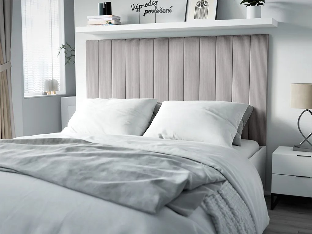 Tapicerowany panel ścienny FRAME LINCOLN 15x90 cm Kolor: Jasnoszary