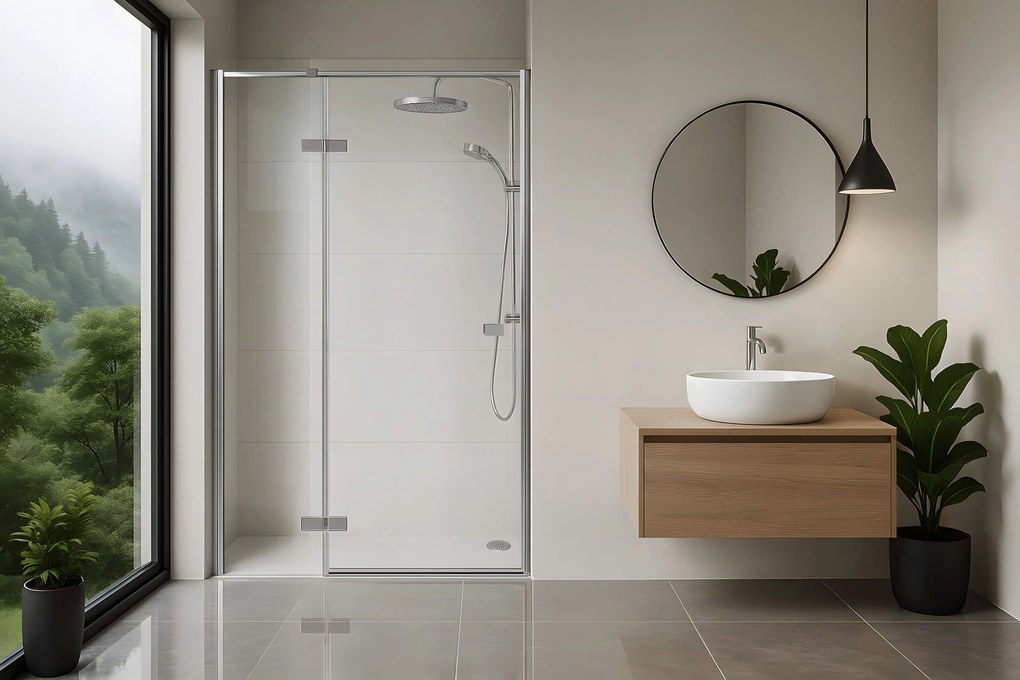 Drzwi prysznicowe Rea Atlas 100 Chrome