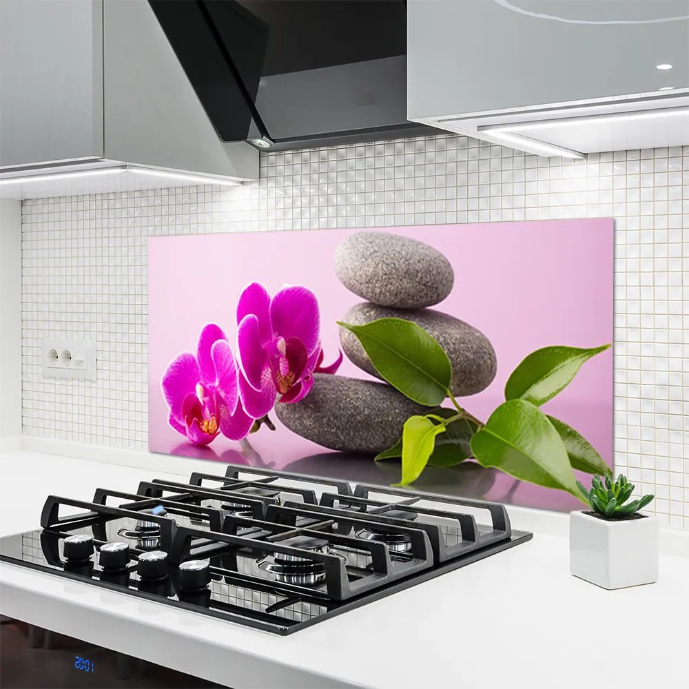 Panel Szklany Harmonijna Orchidea Zen