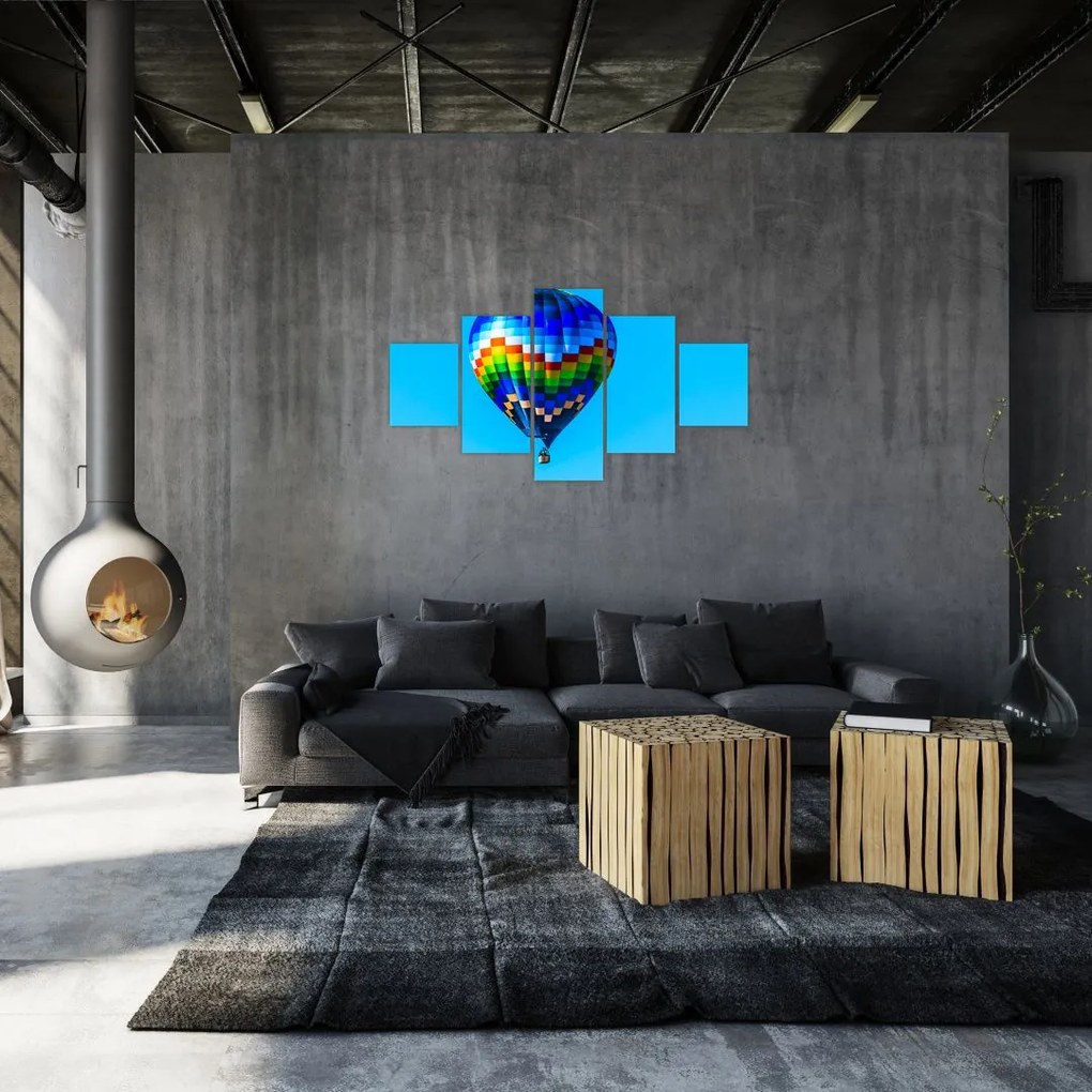 Obraz - Balon na gorące powietrze (125x70 cm)