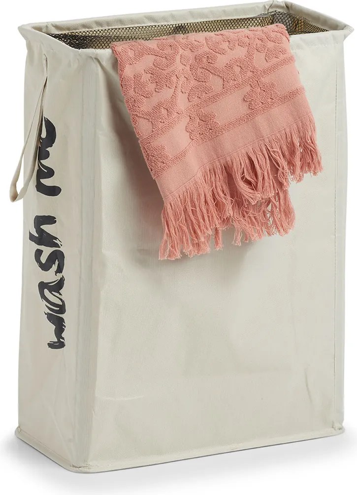 Materiałowy kosz na pranie WASH ME, 20 x 40 x 56 cm