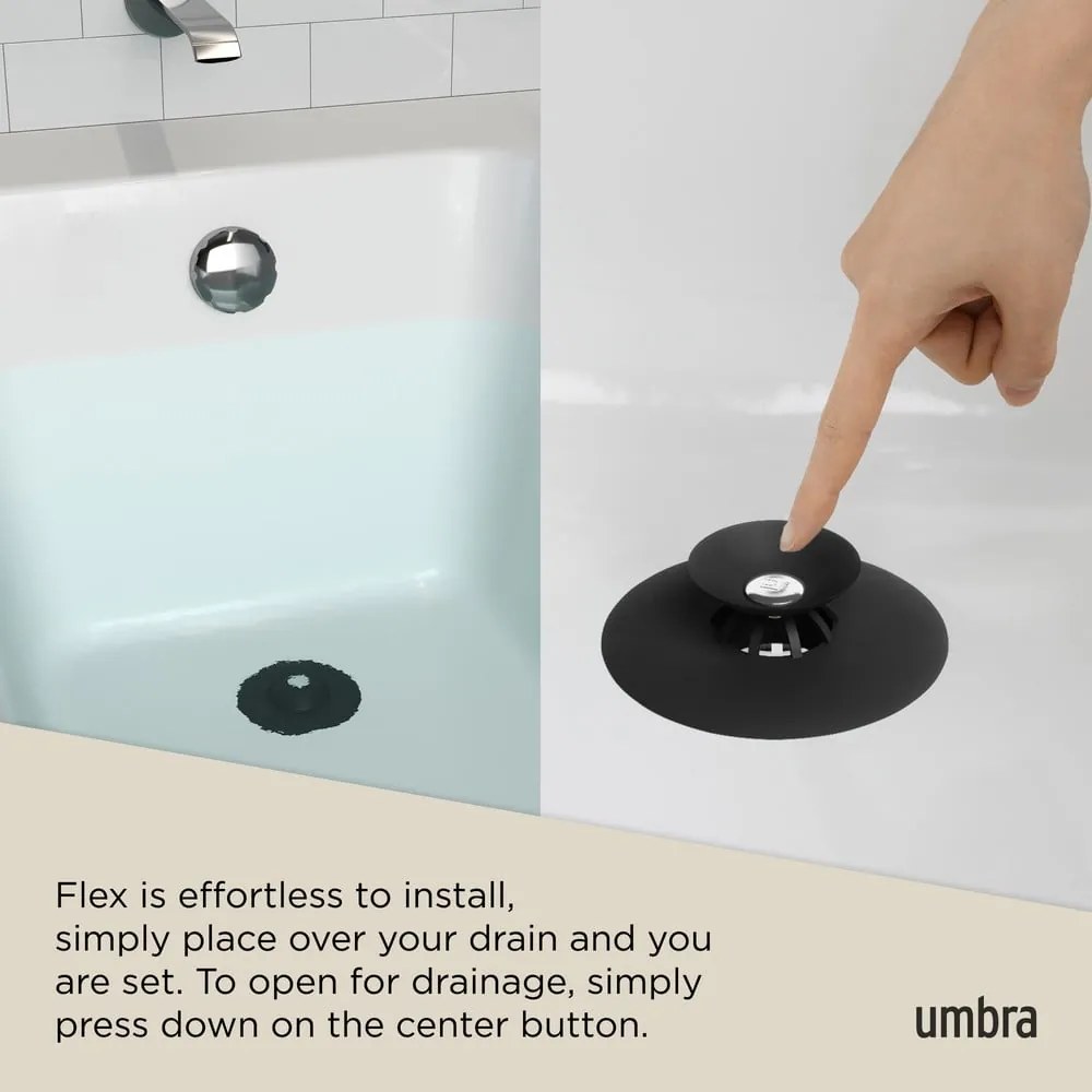 Silikonowy korek do zlewu Flex – Umbra