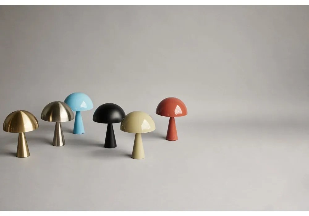 Jasnoniebieska lampa stołowa (wysokość 33 cm) Mush – Hübsch