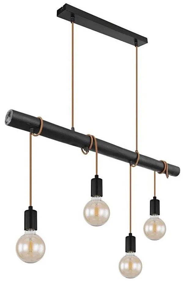 Globo 15459-4H - Żyrandol na lince LEO 4xE27/60W/230V