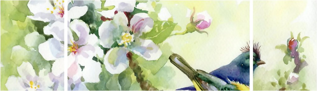 Obraz - Wiosna (170x50 cm)