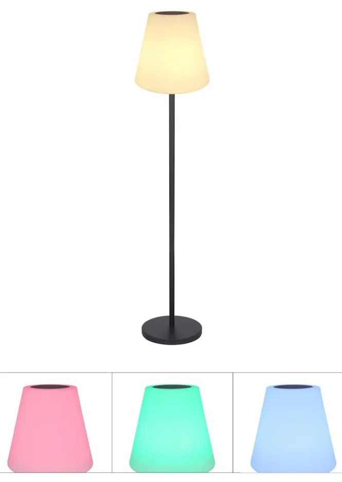 Globo 33897 - LED RGB solarny stojący dotykowy LED/0,1W/3V IP44