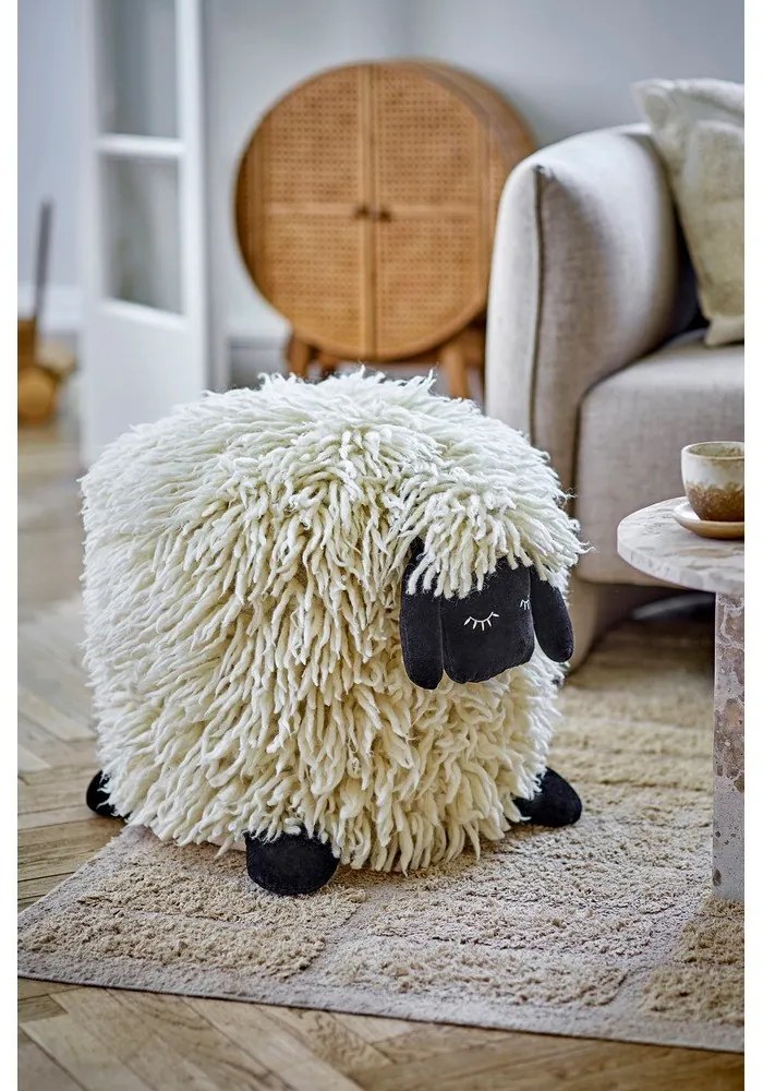 Kremowy wełniany dziecięcy worek do siedzenia Dolly – Bloomingville Mini