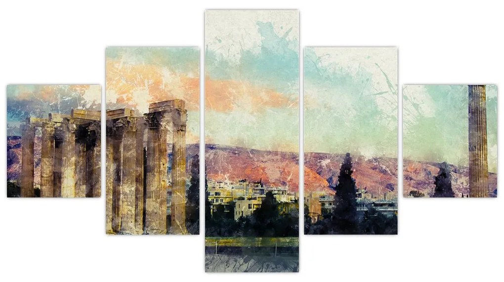 Obraz - Akropol, Ateny, Grecja (125x70 cm)