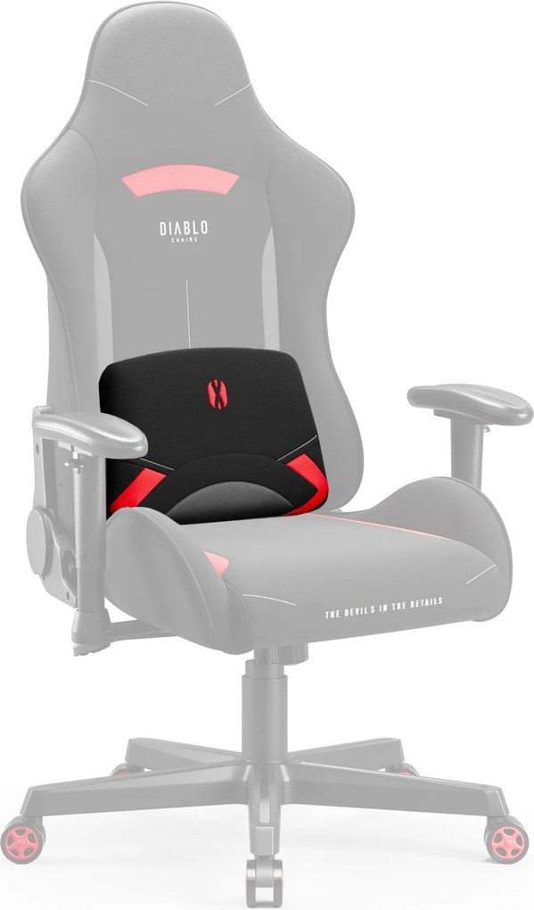 Fotel gamingowy z oświetleniem LED na pilot Diablo X-Starter czarny