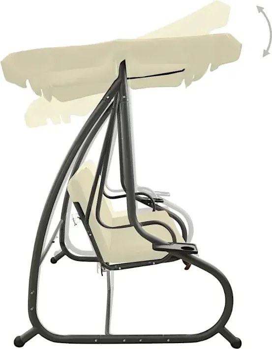 Huśtawka ogrodowa z baldachimem - Isamin 3X