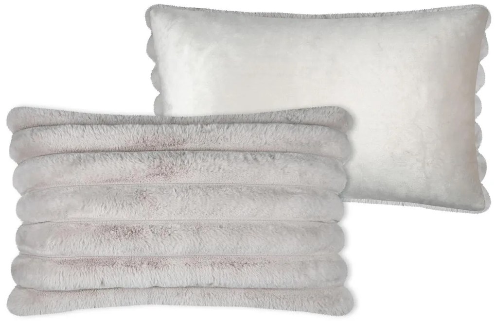 Poduszka dekoracyjna POLARY w grube prążki, 50 x 80 cm