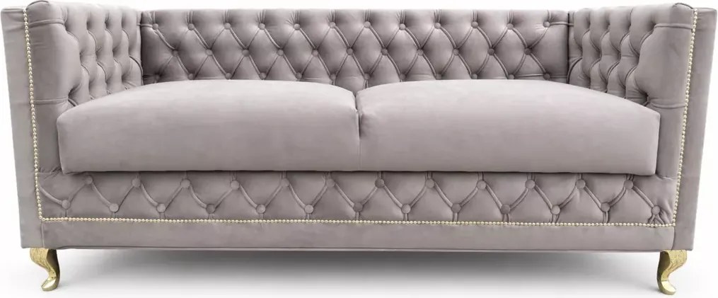Nowoczesna tapicerowana kanapa Luxury z pikowaniem