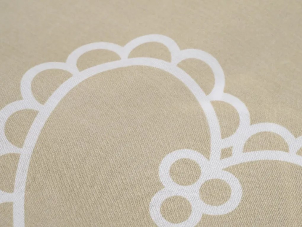 Bawełniana poszewka na poduszkę DEAMON POLY 45x45 cm, beżowy