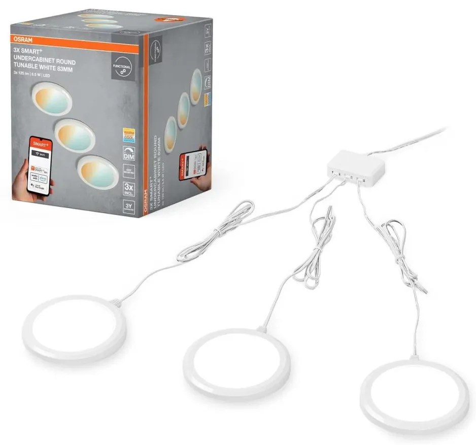 Osram - ZESTAW 3x ściemnialne oprawy podszafkowe LED SMART+ LED/6,5W/230V Wi-Fi