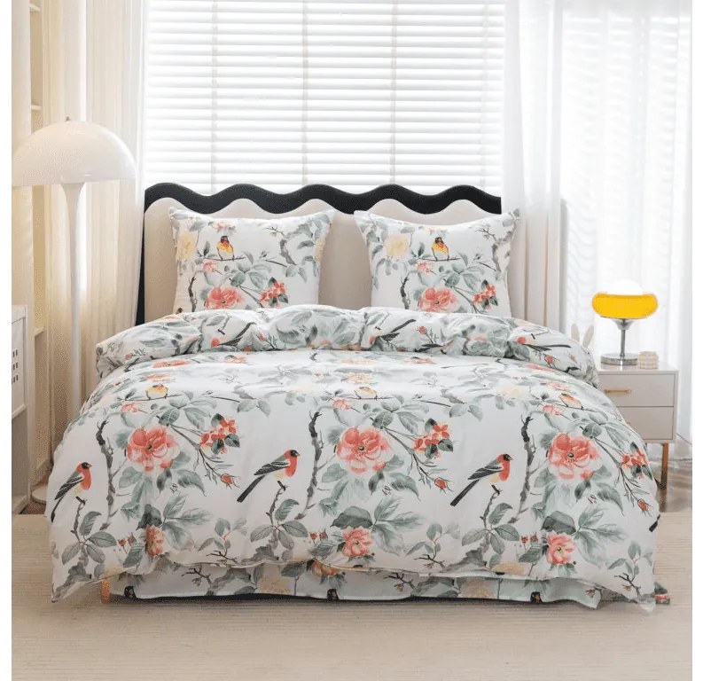 PrzytulneMieszkanie.pl PrzytulneMieszkanie.pl Pościel z mikrofibry PETALIA kolorowa Rozmiar pościeli: 2 szt 70 x 90 cm | 200 x 220 cm