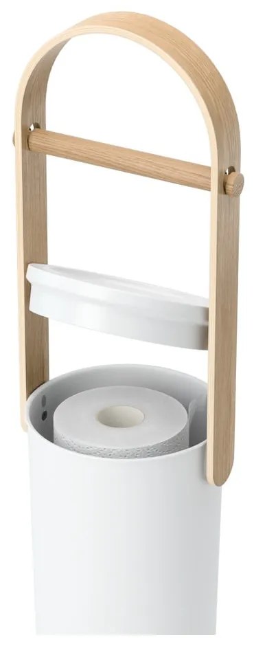 Biały plastikowy stojak na papier toaletowy Bellwood – Umbra
