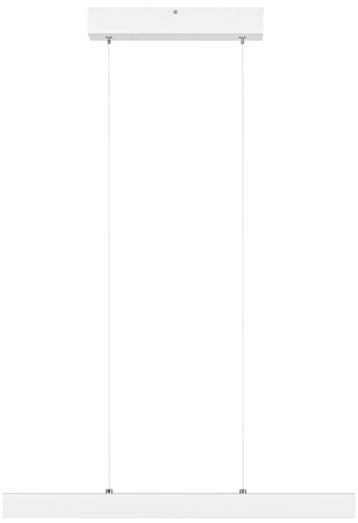 Biała lampa wisząca LED 60 cm z drewna jesionowego L60KB-4K-WEIß wymie