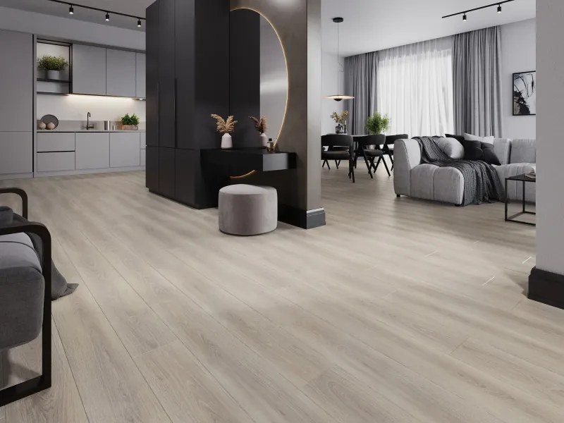 Mexen Wilson panele winylowe 1240 x 182 mm SPC 6,5 mm, podkład IXPE 1,5 mm, 4 V-Fuga, Dąb - F1058-1240-182-505-4V1-01