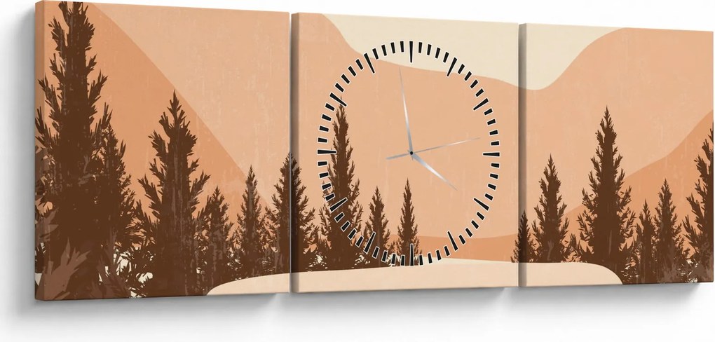 Obraz - Vintage van N⁰2 (z zegarem) (90x30 cm)