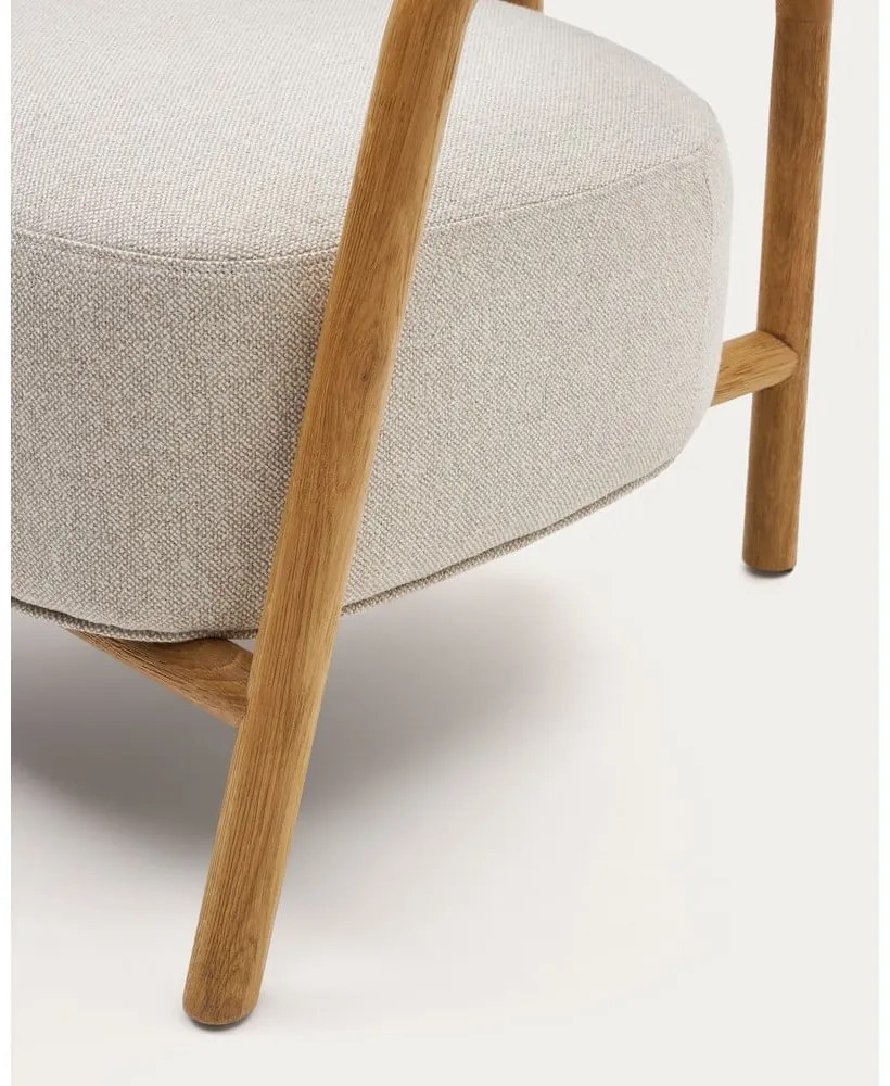 Beżowy fotel Melqui – Kave Home