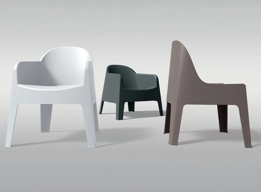 Plastikowy fotel do ogrodu Milane