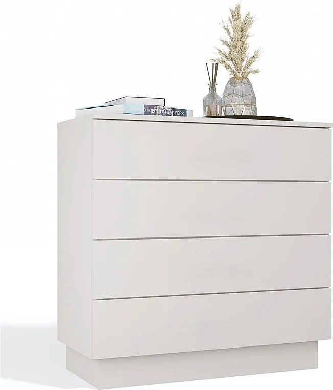 Komoda AMBER 4S | Kaszmir | 85x40x84 cm | 4 Szuflady