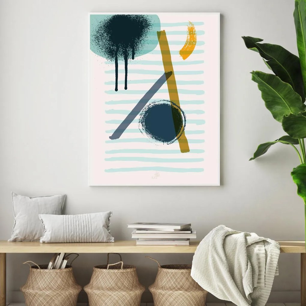 Plakat - Artystyczna abstrakcja (A4)