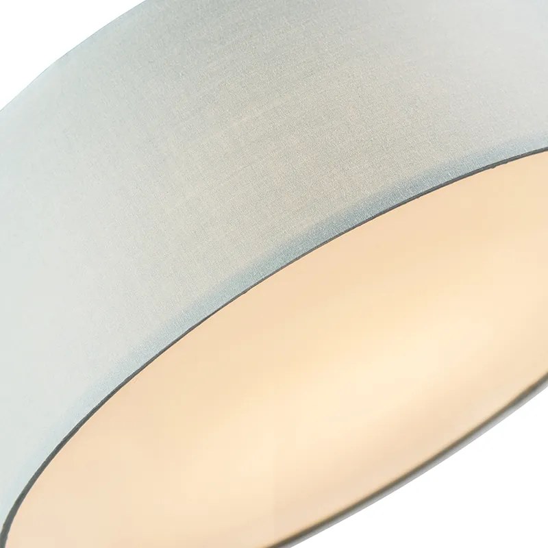Lampa sufitowa zielona 40 cm z LED - Drum LED Nowoczesny Oswietlenie wewnetrzne