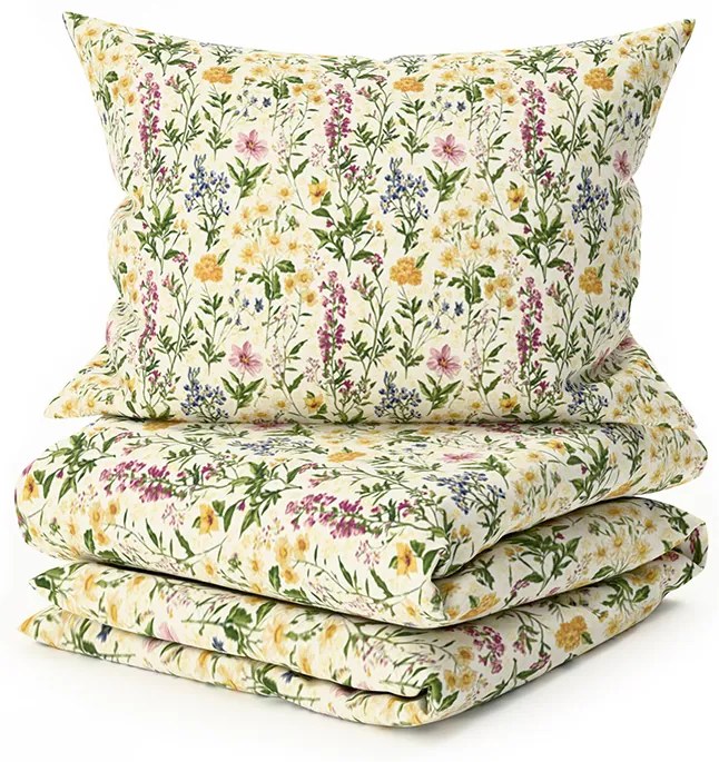 PrzytulneMieszkanie.pl PrzytulneMieszkanie.pl Bawełniana pościel HERBELLE kolorowa Rozmiar pościeli: 70 x 90 cm | 140 x 200 cm