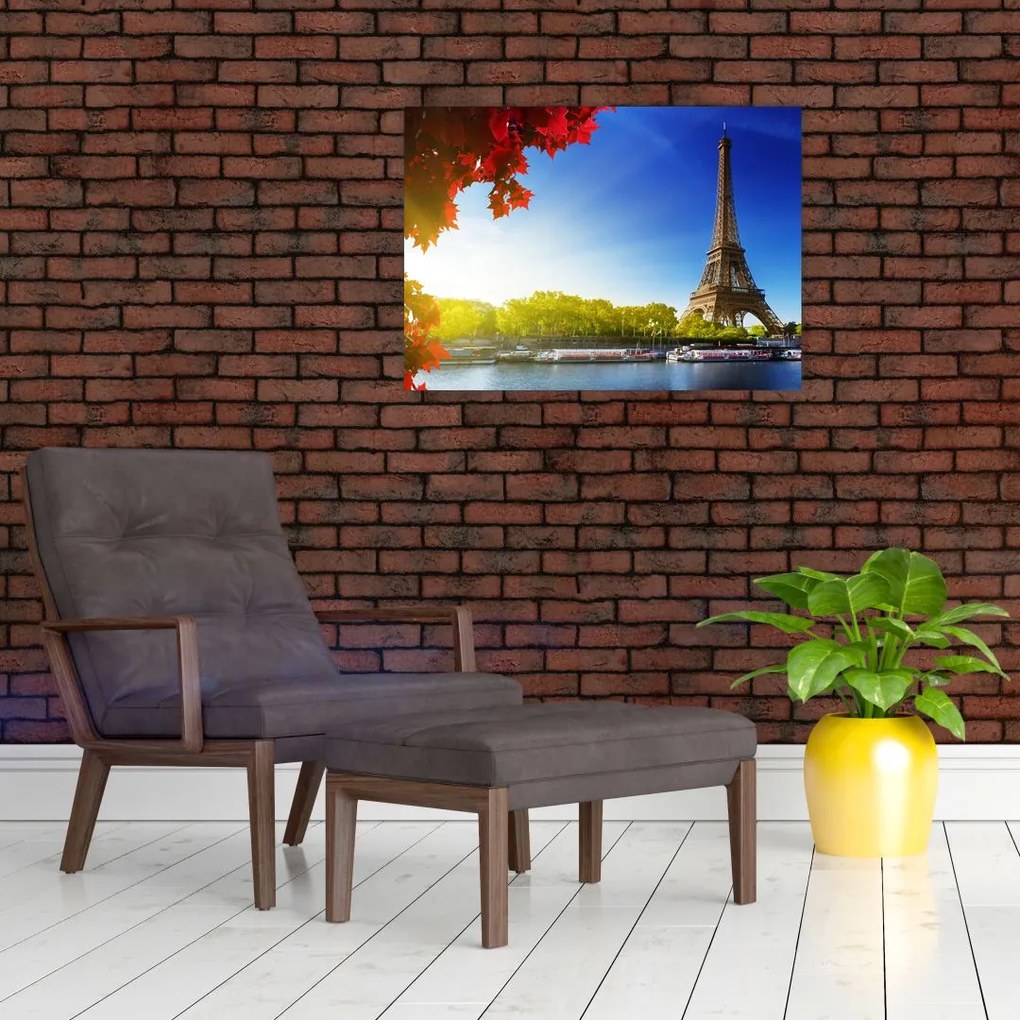 Obraz - jesień w Paryżu (70x50 cm)