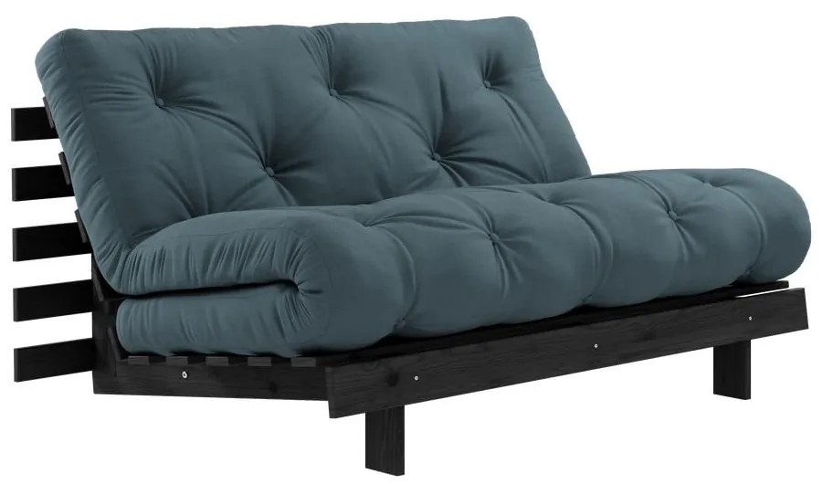 Morska rozkładana sofa 140 cm Roots Black Night – Karup Design