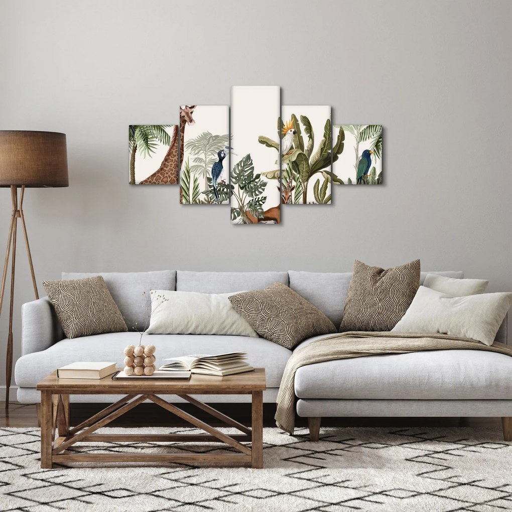 Obraz - Mieszkańcy Afryki (125x70 cm)