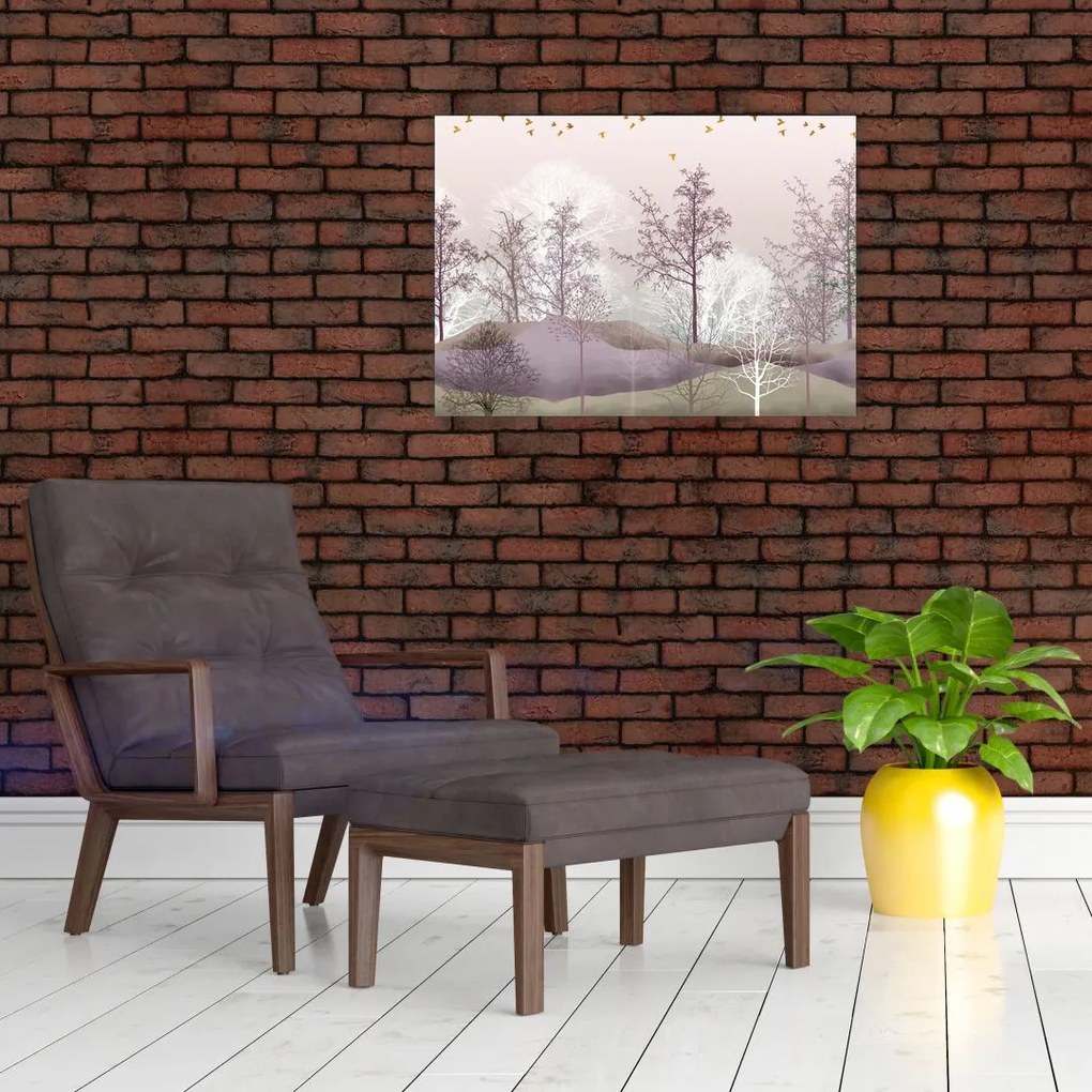 Obraz lasu (70x50 cm)