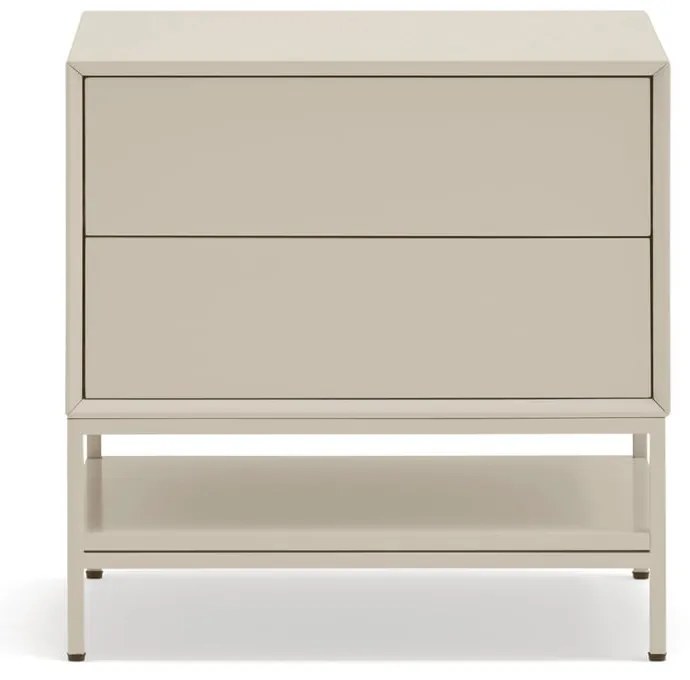 Kremowa szafka nocna Platt – Teulat