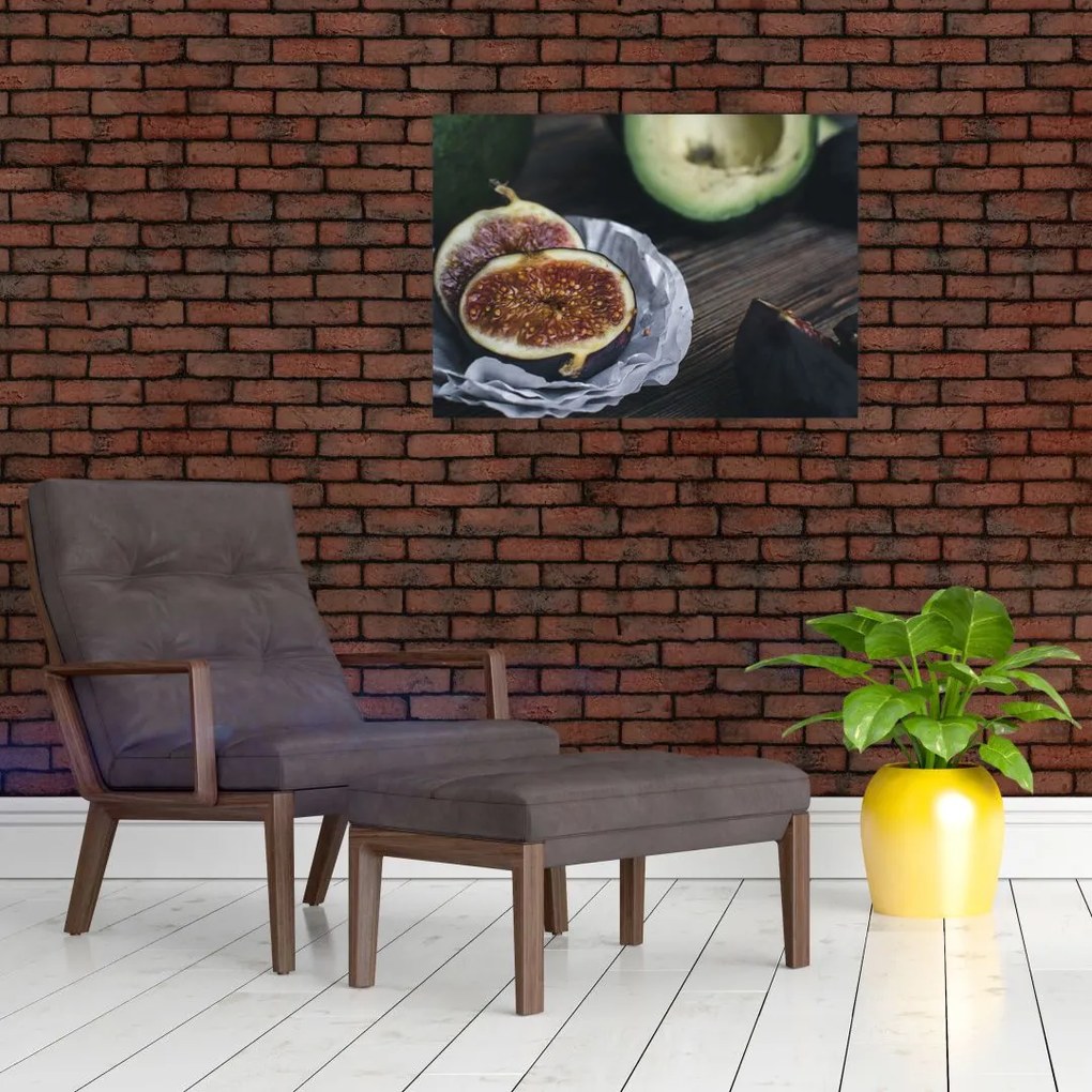 Obraz fig i awokado (70x50 cm)